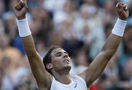 Nadal pasa a semifinales en Wimbledon. Feliciano cae