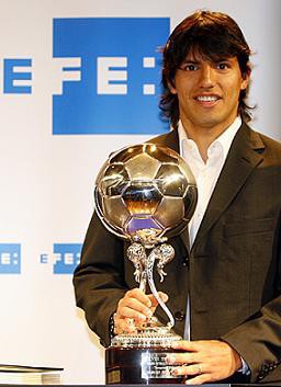 Kun Agüero, mejor iberoamericano de la temporada 2007/08