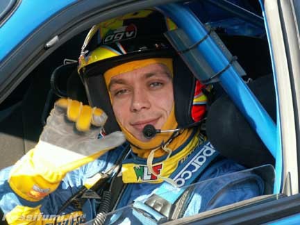 Valentino Rossi es la gran atracción del Rally de Gales