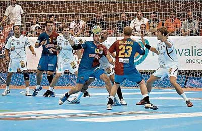 Barcelona y Ciudad Real pasan a la final de la Copa del Rey de balonmano.