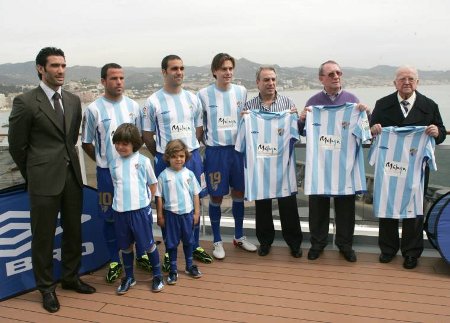 Nueva camiseta del Málaga C.F.