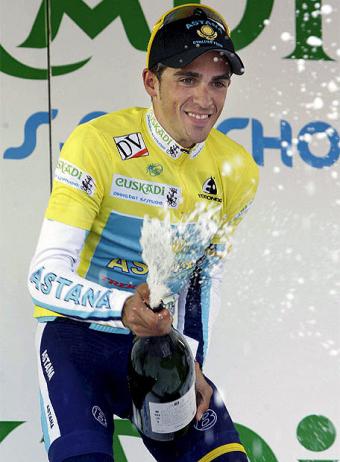 Alberto Contador vuela contrarreloj para ganar la Vuelta al País Vasco