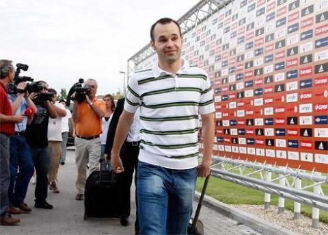 Andrés Iniesta no acudirá a la Copa Confederaciones