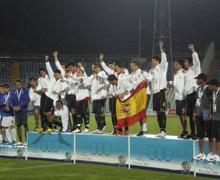 Medalla de oro para el fútbol español en los Juegos Mediterráneos