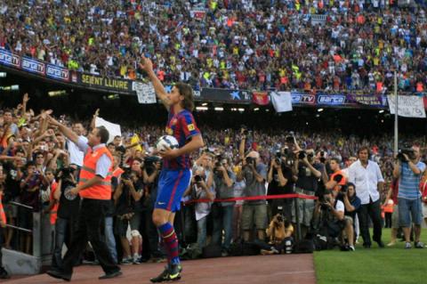 Ya hay imágenes de Zlatan Ibrahimovic con la camiseta del F.C. Barcelona