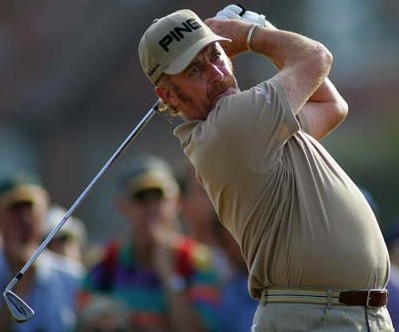 Miguel Ángel Jiménez acaba como líder la primera jornada del British Open de golf