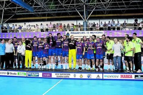 El Barcelona se hizo con la Supercopa de Balonmano ganando al Ciudad Real