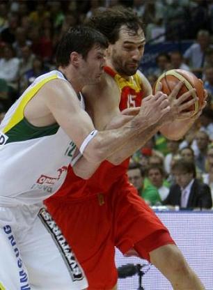 España cayó por 94-72 ante Lituania a pocos días del comienzo el Eurobasket