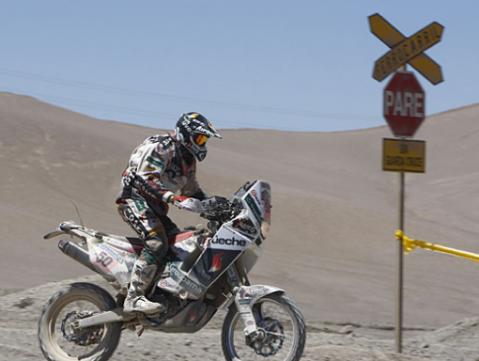 Dakar 2010 Etapa 3: Despres gana y se coloca líder, Marc Coma pierde 21 minutos y Jordi Viladoms abandona tras caída