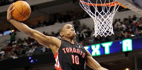 NBA All Star Weekend 2010: DeMar DeRozan gana el Slam Dunk in