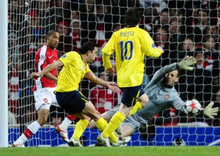 Liga de Campeones 2009/10: empate a 2 entre Arsenal y Barcelona