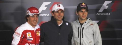 GP de España de Fórmula 1: Fernando Alonso, Jaime Alguersuari y Pedro De la Rosa hablan de sus sensaciones de cara a la carrera
