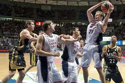 Semifinales Liga ACB: el Caja Laboral ganó el primer partido de la serie ante Real Madrid