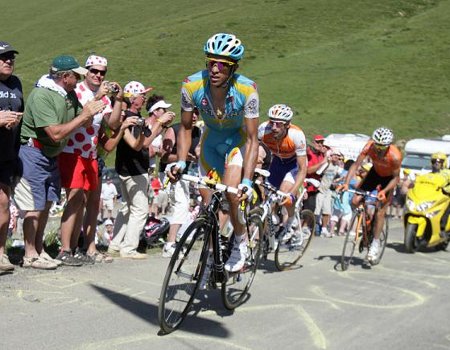 Tour de Francia 2010: la cadena de Schleck viste de amarillo a Contador