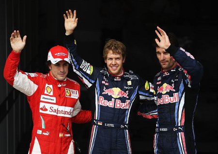 GP de Hungría de Fórmula 1: Vettel logra su séptima pole por delante de Webber y Alonso