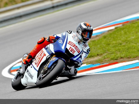 GP de República Checa de motociclismo: Jorge Lorenzo, Fosi Nieto y Nico Terol mandan en los entrenamientos libres