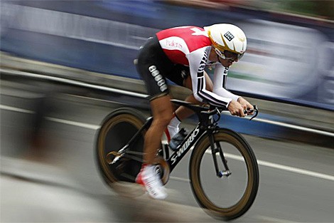 Mundiales de Ciclismo 2010: Fabian Cancellara consigue su cuarto oro en contrarreloj y Luis León Sánchez acaba séptimo