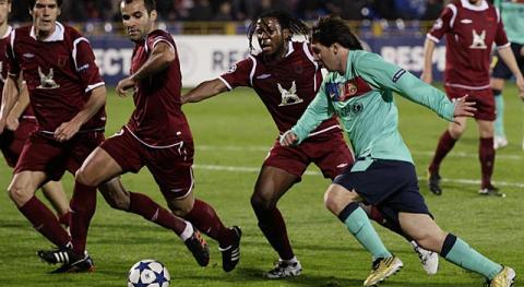 Liga de Campeones 2010/2011 (Jornada 2): el F.C. Barcelona sigue sin poder ganar al Rubin Kazan