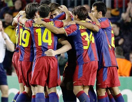 Liga de Campeones 2010/11: el Barça vence al Rubin Kazan, el Valencia sólo puede empatar en Manchester