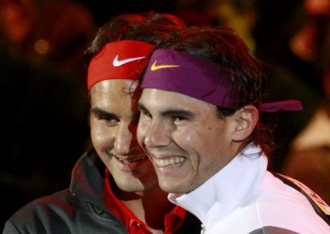 Rafa Nadal y Roger Federer jugaron un partido solidario en Zurich antes de llegar a Madrid, donde jugarán el miércoles