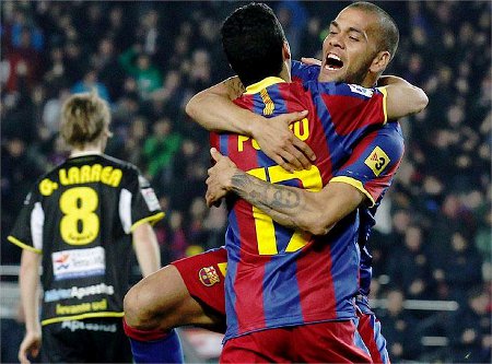 Liga Española 2010/11 1ª División: el Barça sigue en cabeza tras vencer a un correoso Levante