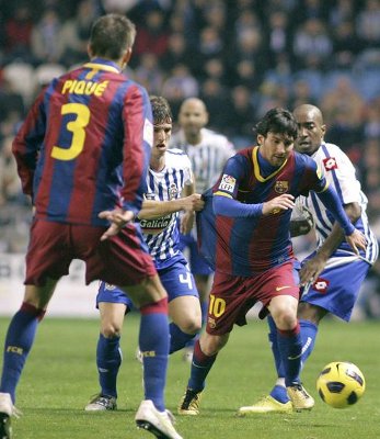 Liga Española 2010/11 1ª División: el Barcelona no baja el listón y derrota al Depor por 0-4