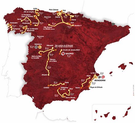 Presentación del recorrido de la Vuelta a España 2011