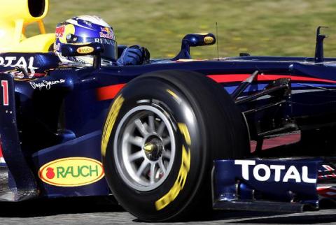 Pretemporada Fórmula 1: Sebastian Vettel sacó un segundo a Fernando Alonso en el primer día de test en Montmeló