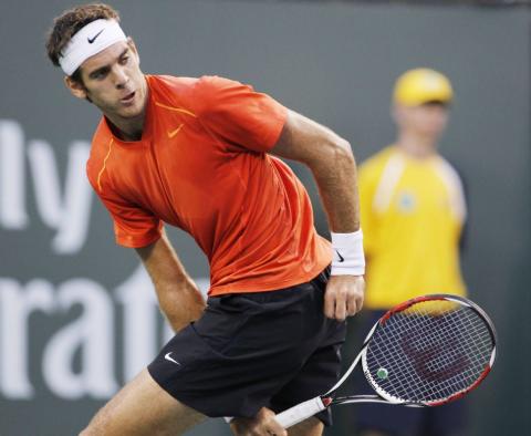 Master de Indian Wells 2011: Del Potro avanza a segunda ronda, caen Marcel Granollers y Pere Riba