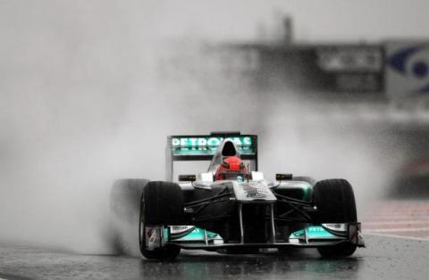 La lluvia marco el trabajo de los pilotos en Barcelona