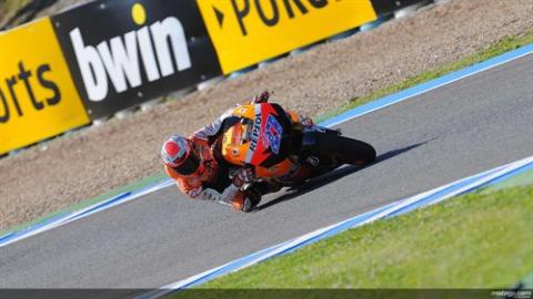 GP de España de motociclismo: Stoner vuelve a hacer la pole en MotoGP por delante de Pedrosa y Lorenzo