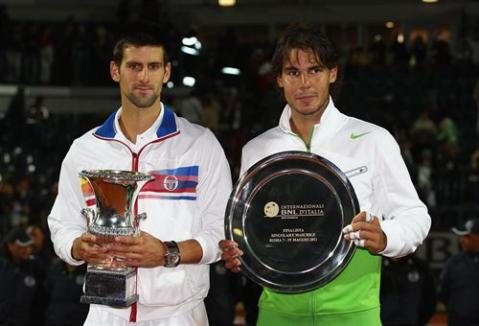 Masters de Roma 2011: Novak Djokovic puede de nuevo con Rafa Nadal y levanta otro título