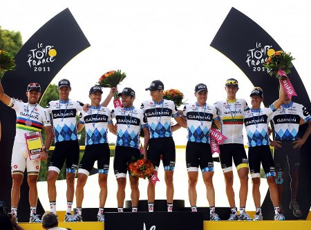 Garmin-Cervelo ha ganado la clasificación por equipos del Tour de Francia 2011