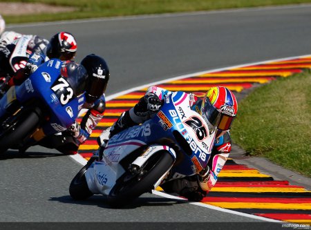Maverick Viñales logra la pole position en el GP de Alemania 2011