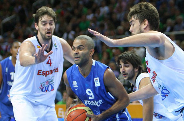 Tony Parker durante el Eurobasket 2011