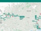 Plano Red de Tranvía Barcelona
