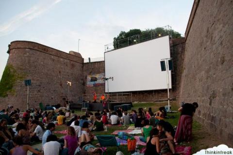 Cine mudo en Montjuïc