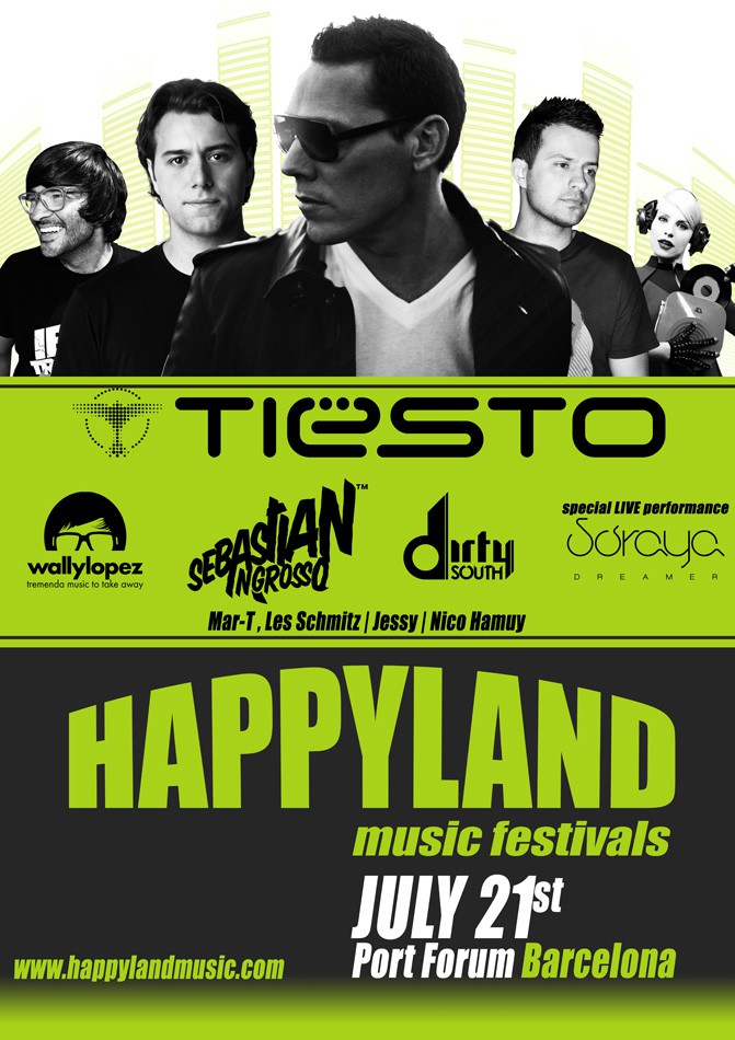 El Festival Happyland Music llegará a Barcelona en Julio