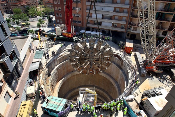 Obras metro BCN