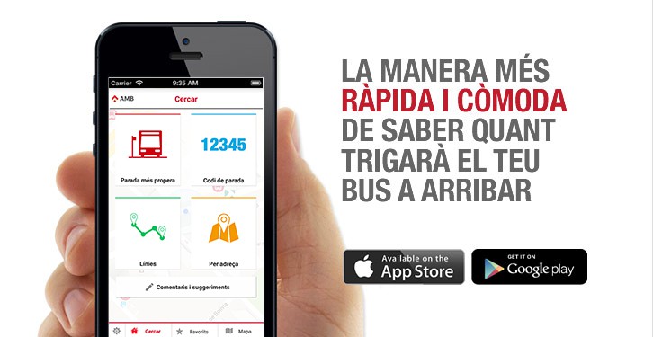 App AMBtempsbus, conoce cuándo llegará el autobús metropolitano en tiempo real