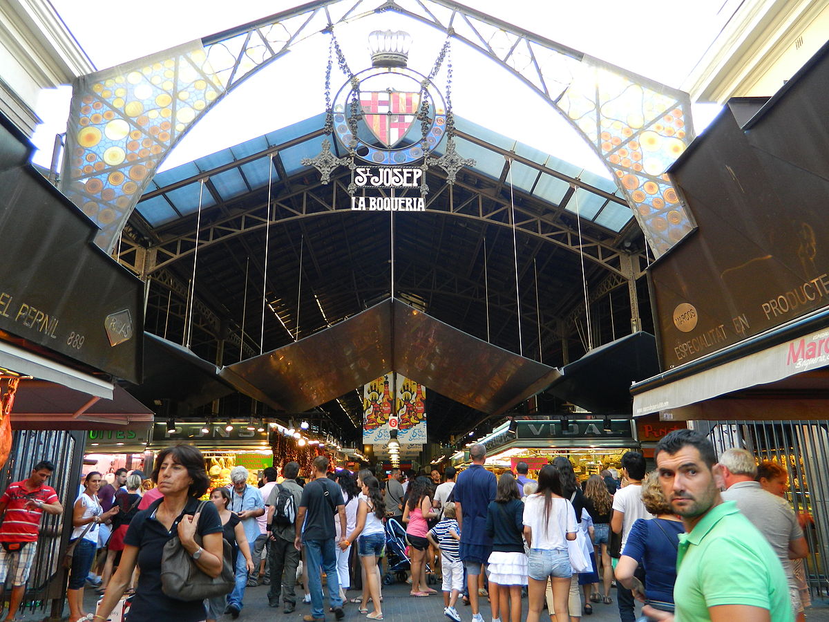 La Boquería, el mercado más famoso de Barcelona
