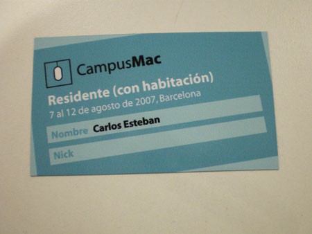 Desde la Campus Mac 2007