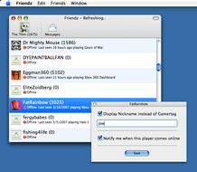 Friendz: Xbox Live en tu Mac