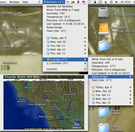 Una estación meteorologica en tu Mac