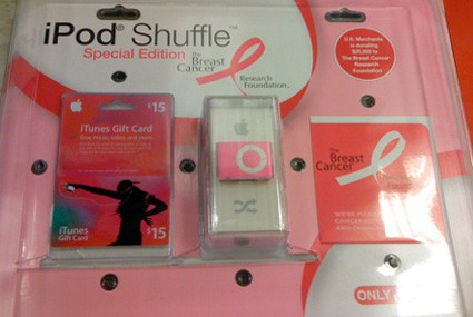 iPod shuffle contra el cáncer de mama