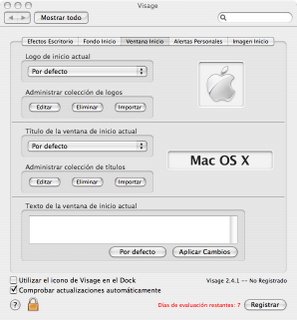 Visage: Personaliza tu Mac