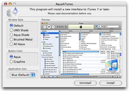 Devuelve a iTunes el interfaz Aqua