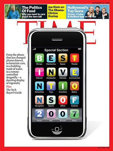 El iPhone en la portada de Time Magazine