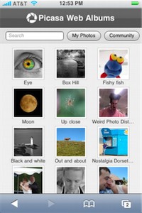 Picasa se adapta a los usuarios del iPhone