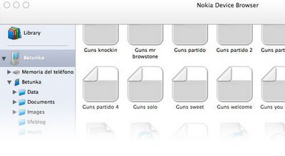 Nokia Media Transfer compatible con Leopard